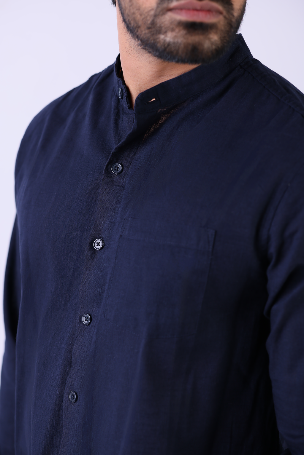 Sapphire Linen Shirt