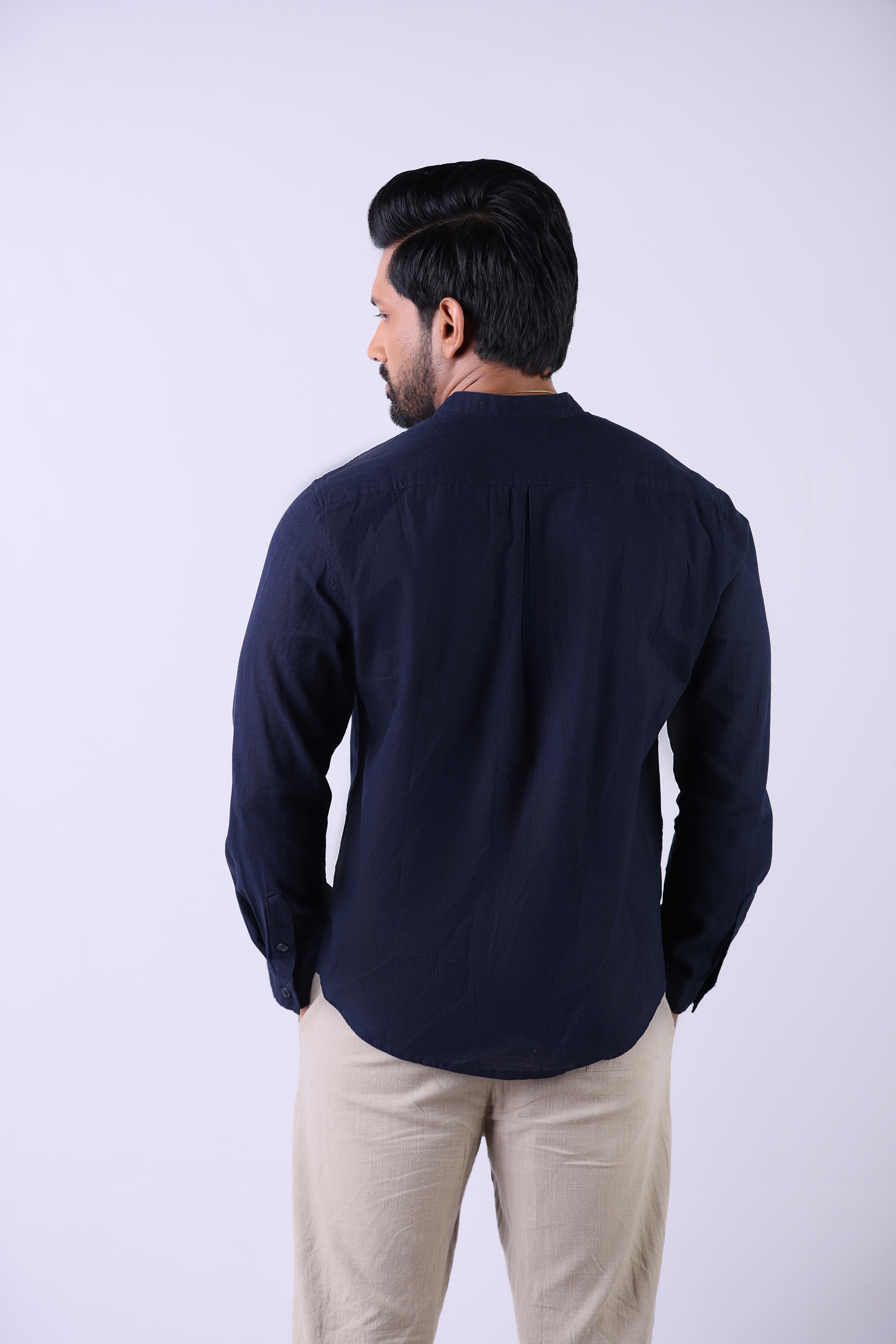 Sapphire Linen Shirt