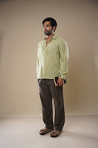 Draw String Pant - Mud Green