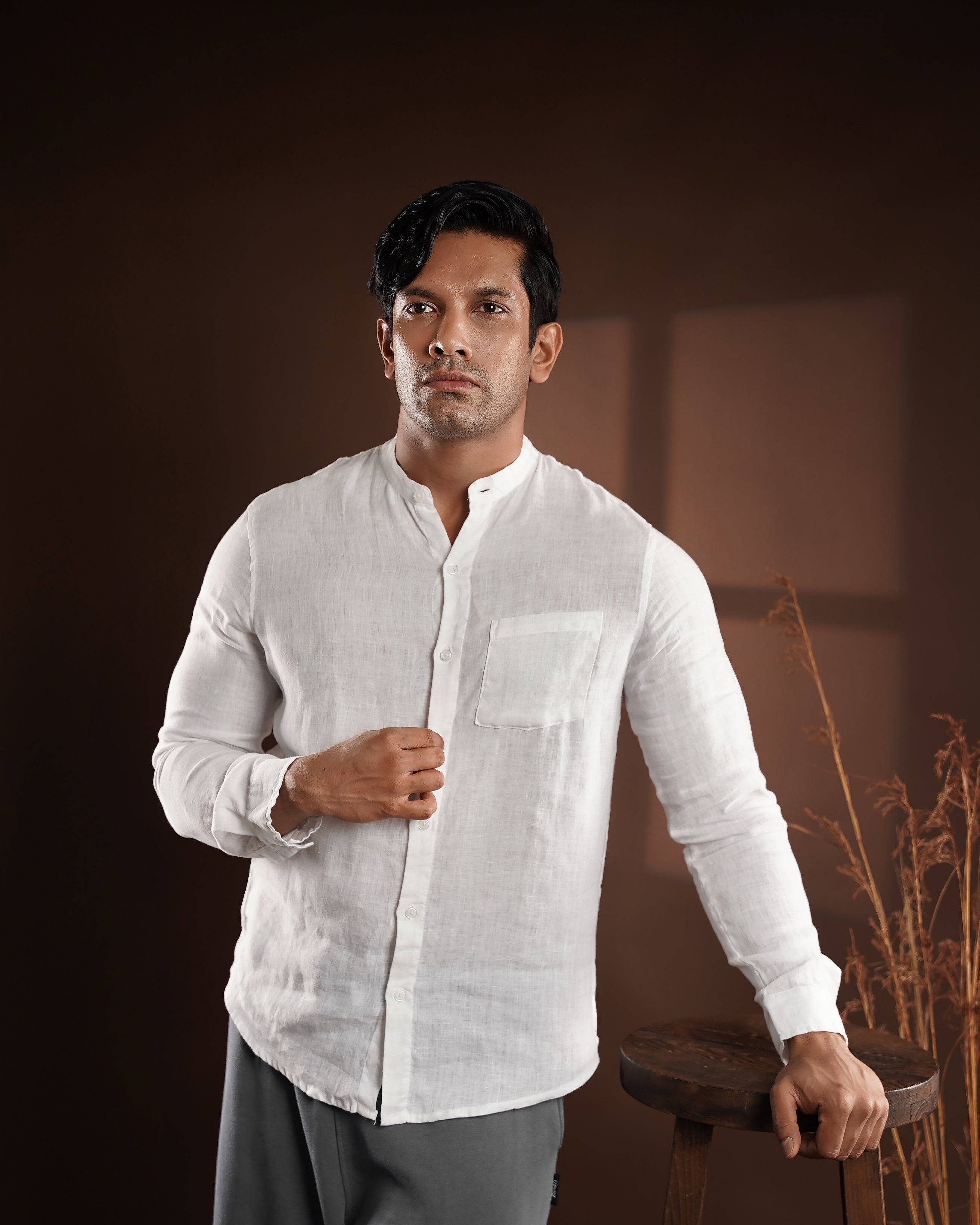 Classic Pure Linen Shirt