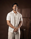 Cream Striped Shirt