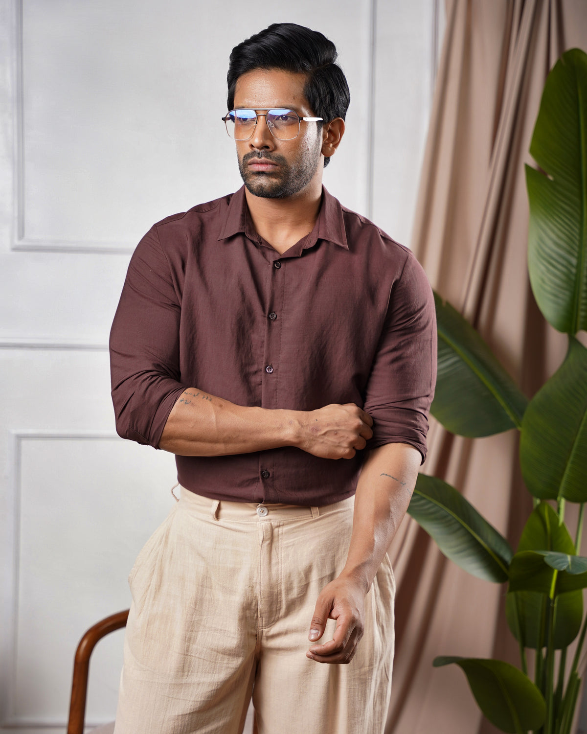 Reviera Capri Brown Shirt
