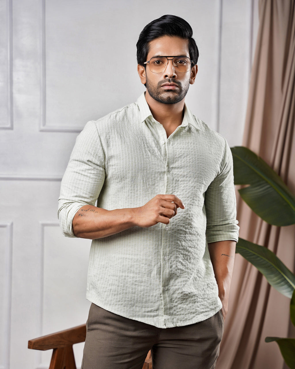 Reviera Pastel Striped Shirt