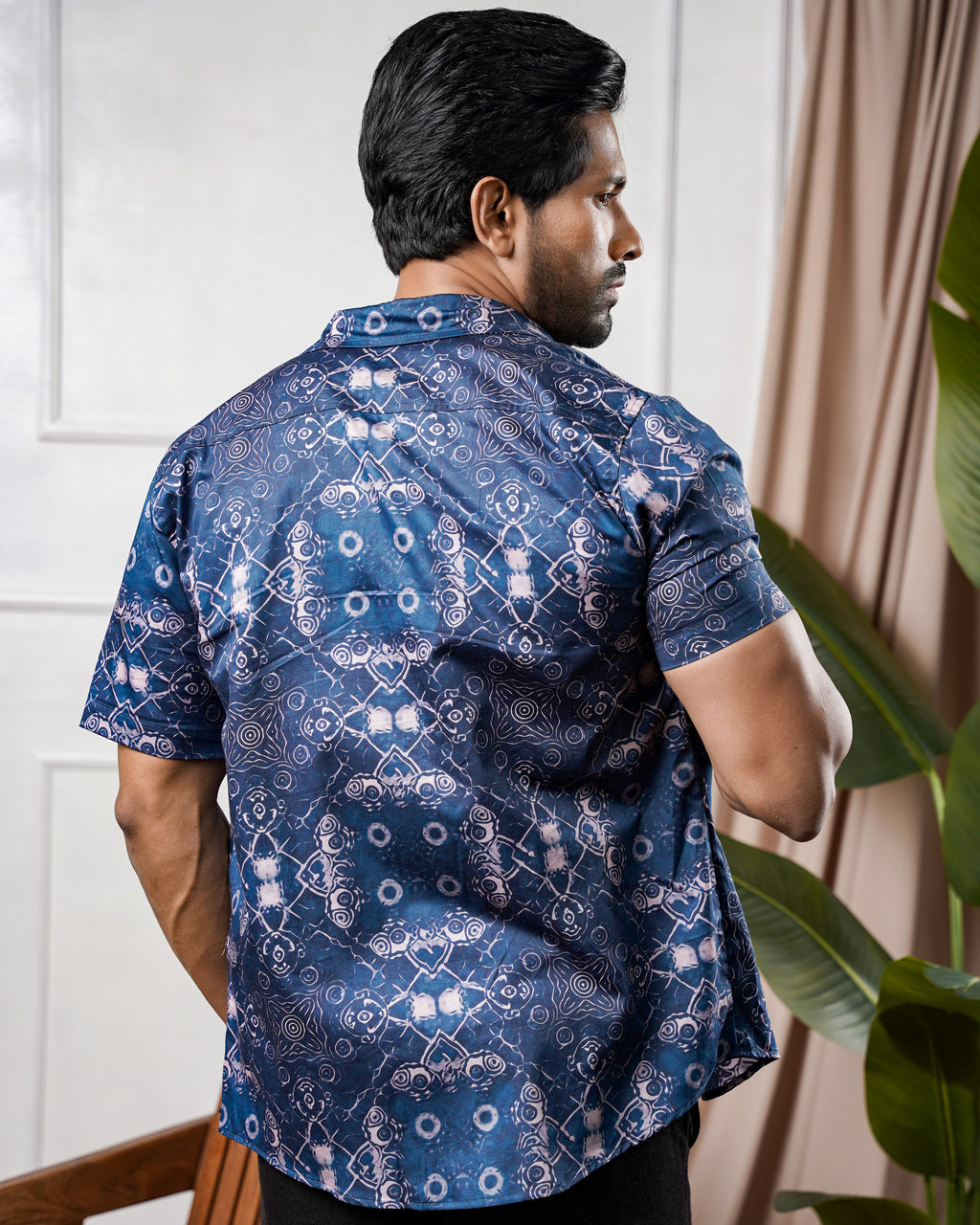 Reviera Blue Print Shirt